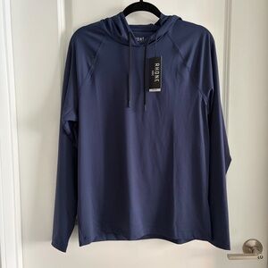 *NWT* Rhone Reign Midweight Hoodie in Navy